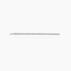 Enclosed in Bracket Byzantine Chain Silver Bracelet