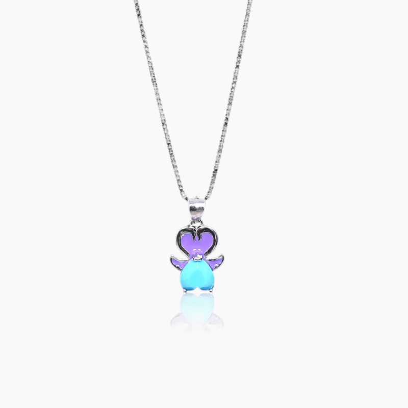 Wings of Love Colourful Pendant Necklace